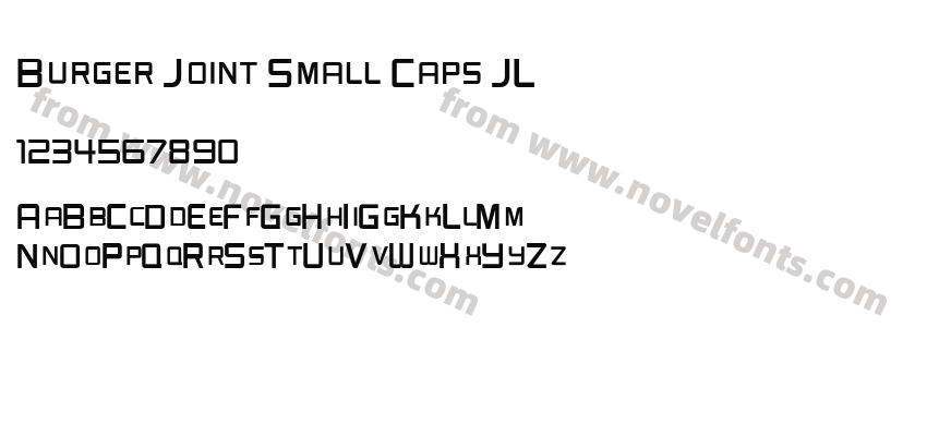 Burger Joint Small Caps JLPreview