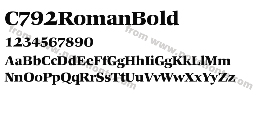 C792RomanBoldPreview