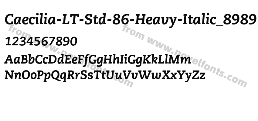 Caecilia-LT-Std-86-Heavy-Italic_8989Preview