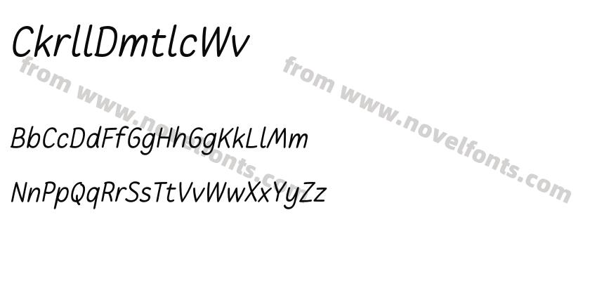 CakerolliDemoItalic-0WAv4Preview