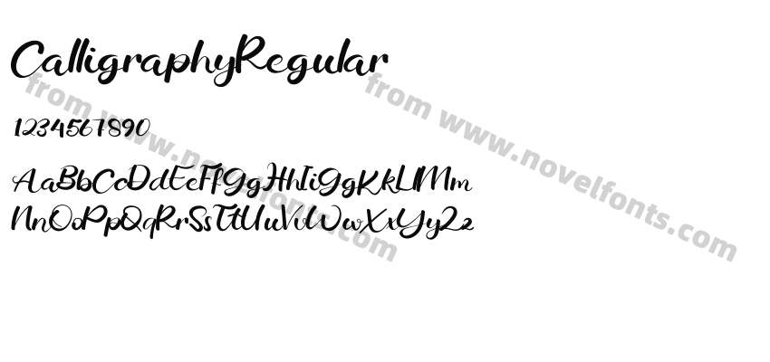 CalligraphyRegularPreview