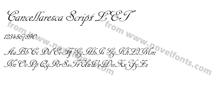 Cancellaresca Script LETPreview