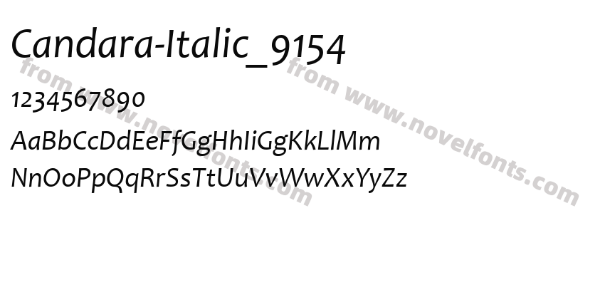 Candara-Italic_9154Preview