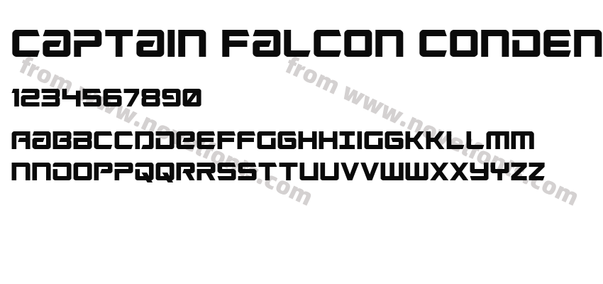 Captain Falcon CondensedPreview