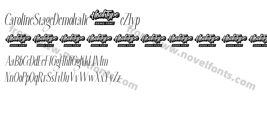 CarolineStageDemoItalic-eZlypPreview