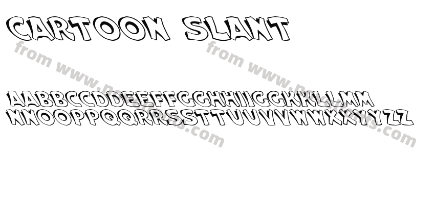 Cartoon Slant 1Preview