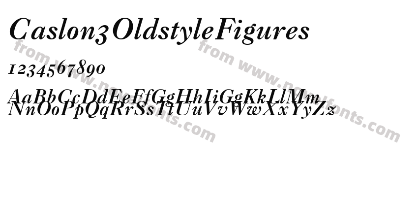 Caslon3OldstyleFiguresPreview