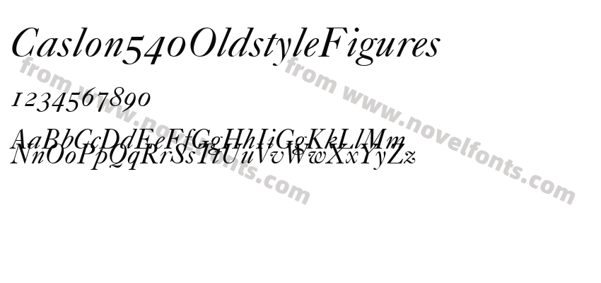 Caslon540OldstyleFiguresPreview