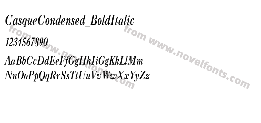 CasqueCondensed_BoldItalicPreview