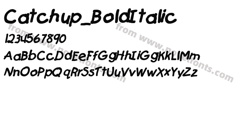 Catchup_BoldItalicPreview