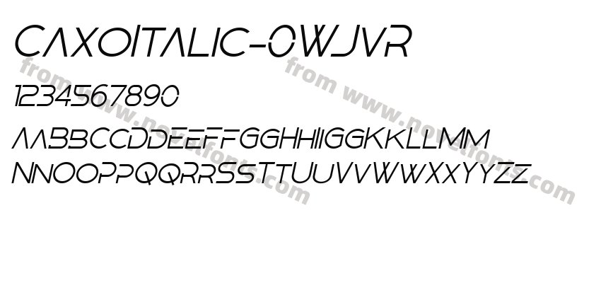 CaxoItalic-0WJvRPreview