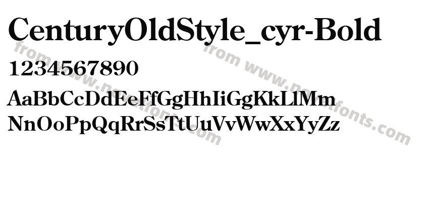 CenturyOldStyle_cyr-BoldPreview