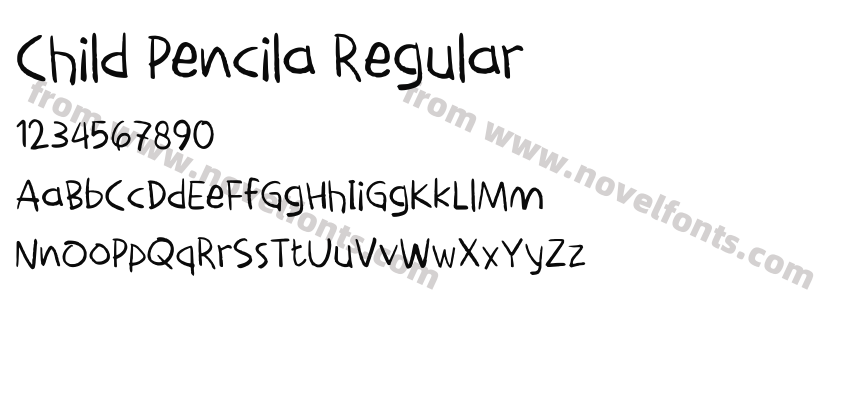 Child Pencila RegularPreview