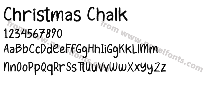 Christmas ChalkPreview