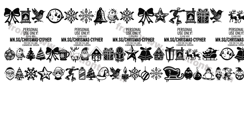 Christmas Cypher Icon PERSONAL RegularPreview