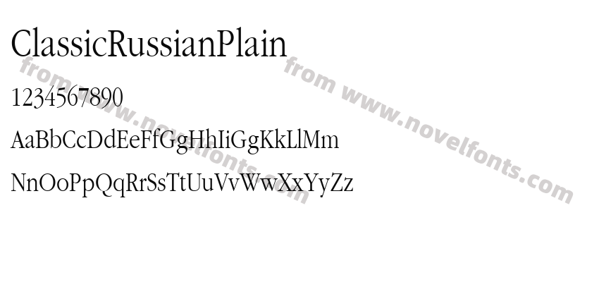 ClassicRussianPlainPreview