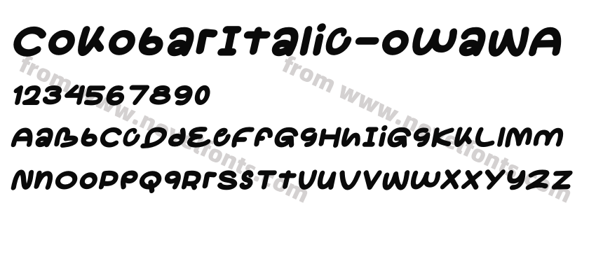 CokobarItalic-owaWAPreview