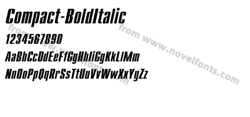 Compact-BoldItalicPreview