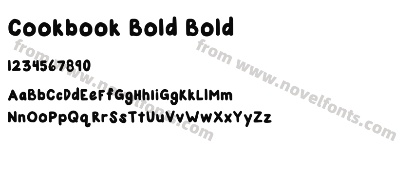 Cookbook Bold BoldPreview