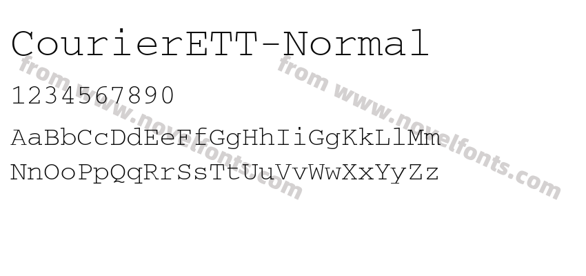 CourierETT-NormalPreview