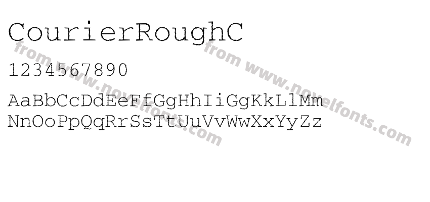 CourierRoughCPreview