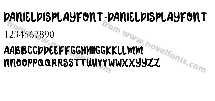 DANIELDISPLAYFONT-DANIELDISPLAYFONTPreview