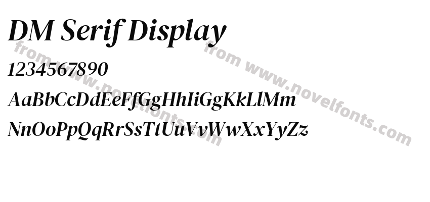 DM Serif DisplayPreview