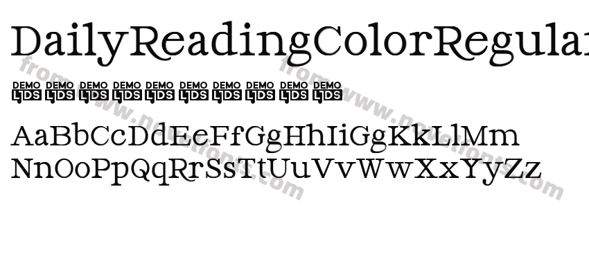 DailyReadingColorRegularPreview