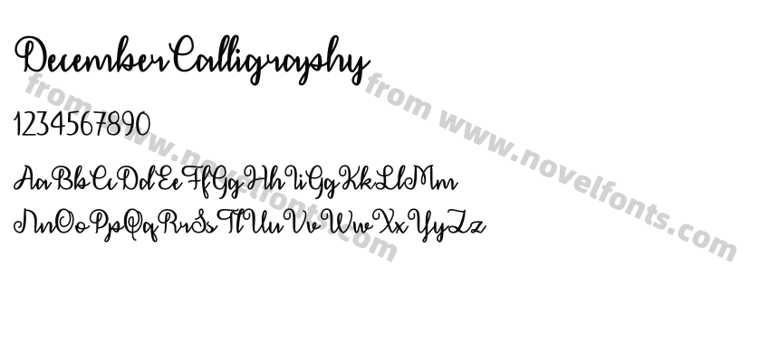 DecemberCalligraphyPreview