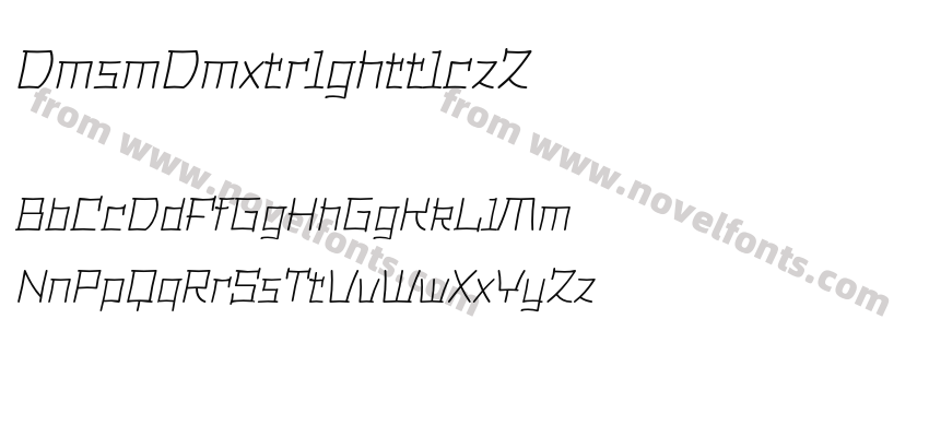 DimsumDemoExtralightItalic-3zAaZPreview