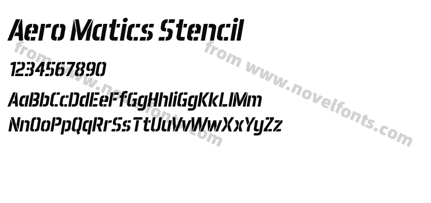 Aero Matics StencilPreview