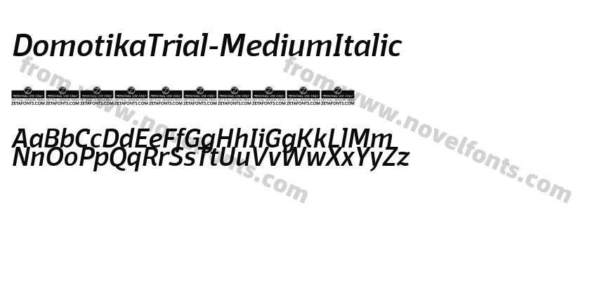 DomotikaTrial-MediumItalicPreview