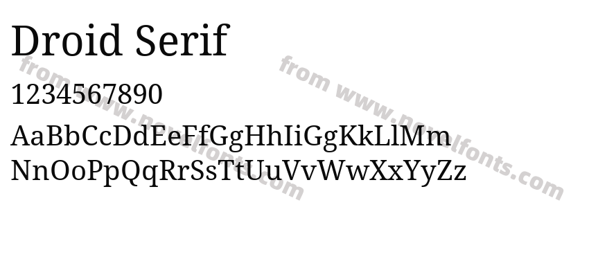 Droid SerifPreview