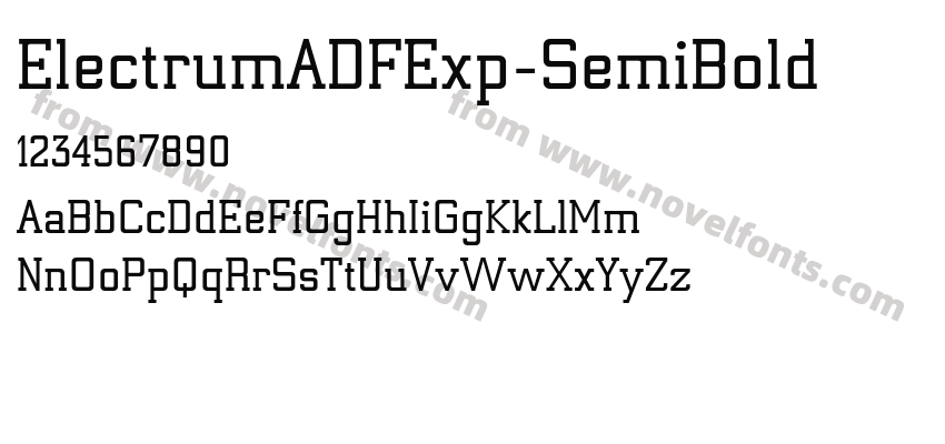 ElectrumADFExp-SemiBoldPreview