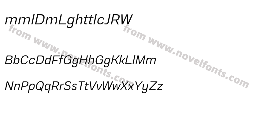 EmmaliDemoLightItalic-JRoW7Preview