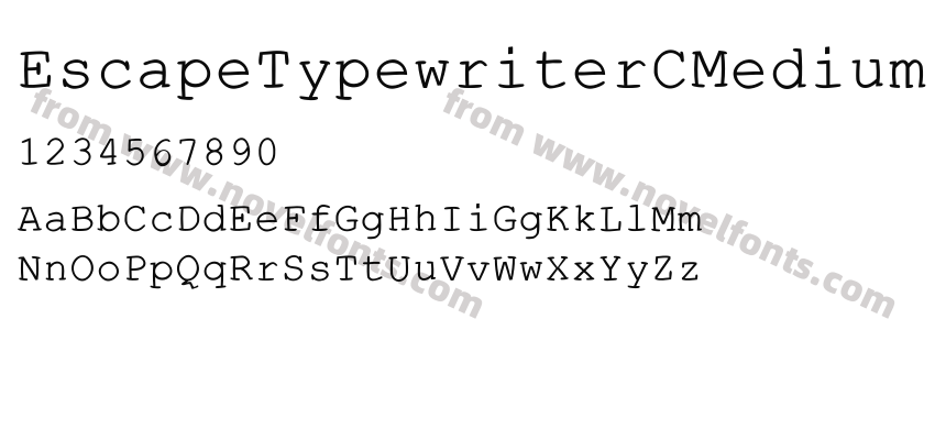 EscapeTypewriterCMediumPreview