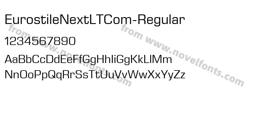 EurostileNextLTCom-RegularPreview