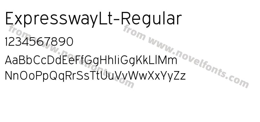 ExpresswayLt-RegularPreview