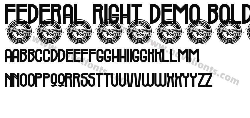 Federal Right Demo BoldPreview