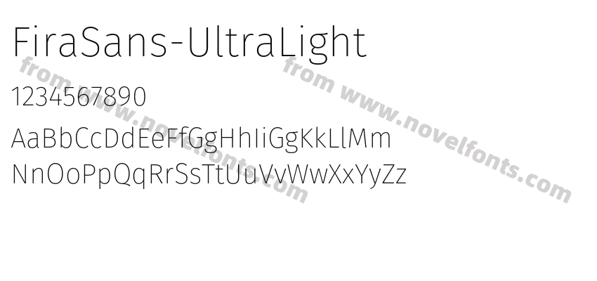 FiraSans-UltraLightPreview