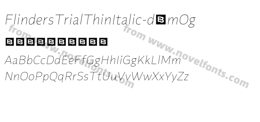 FlindersTrialThinItalic-d9mOgPreview