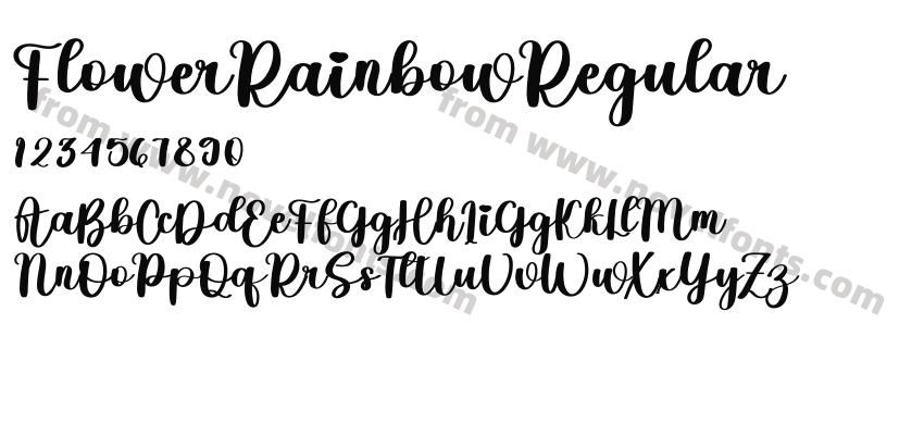 FlowerRainbowRegularPreview