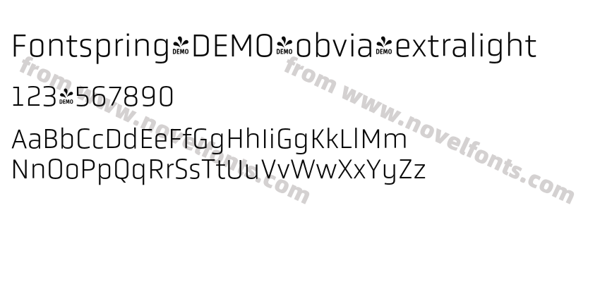 Fontspring-DEMO-obvia_extralightPreview