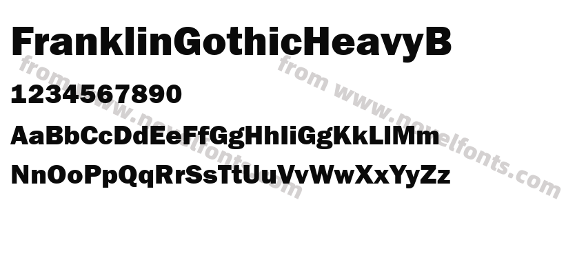 FranklinGothicHeavyBPreview