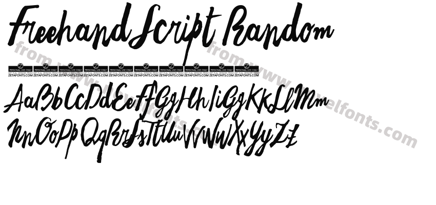 FreehandScript-RandomPreview