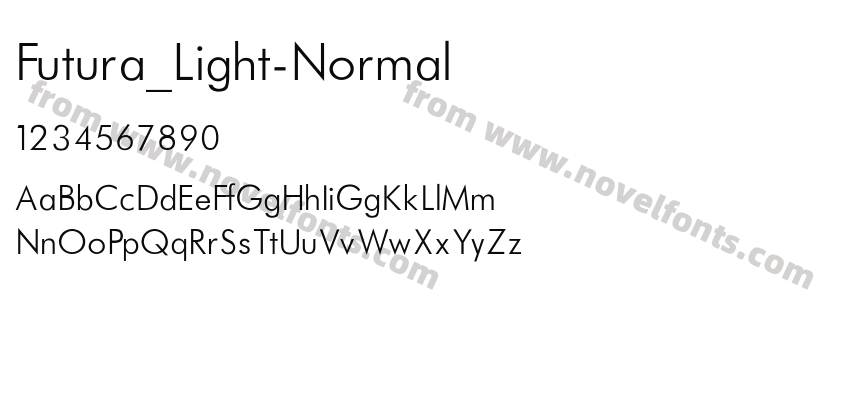 Futura_Light-NormalPreview