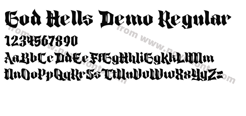 God Hells Demo RegularPreview