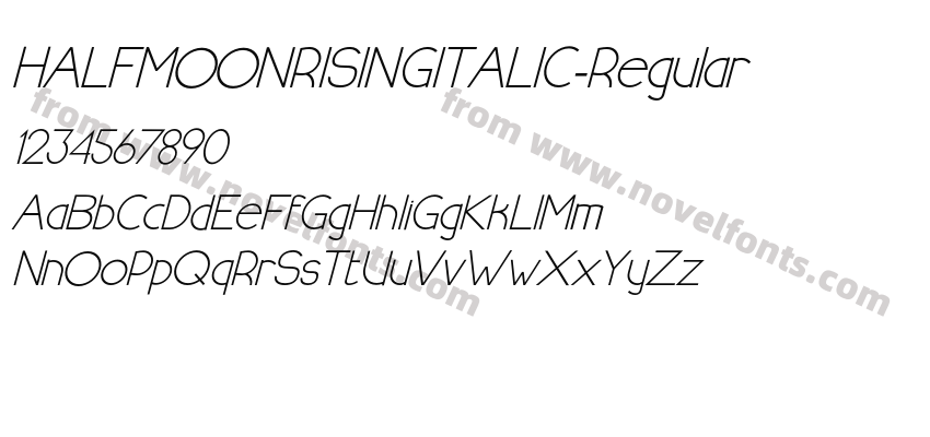 HALFMOONRISINGITALIC-RegularPreview