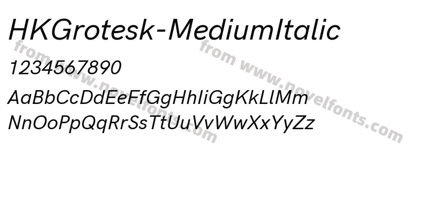 HKGrotesk-MediumItalicPreview