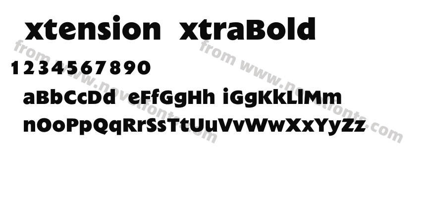 ExtensionExtraBoldPreview